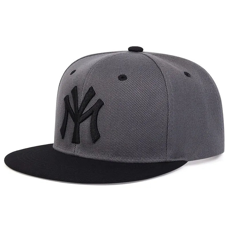 Unisex Letter Embroidery Hip-Hop Hats Outdoor Adjustable Snapback Cap