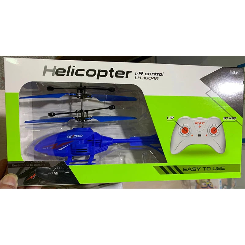 Flying Helicopter Toy USB Rechargeable Induction Hover Drone for Kids