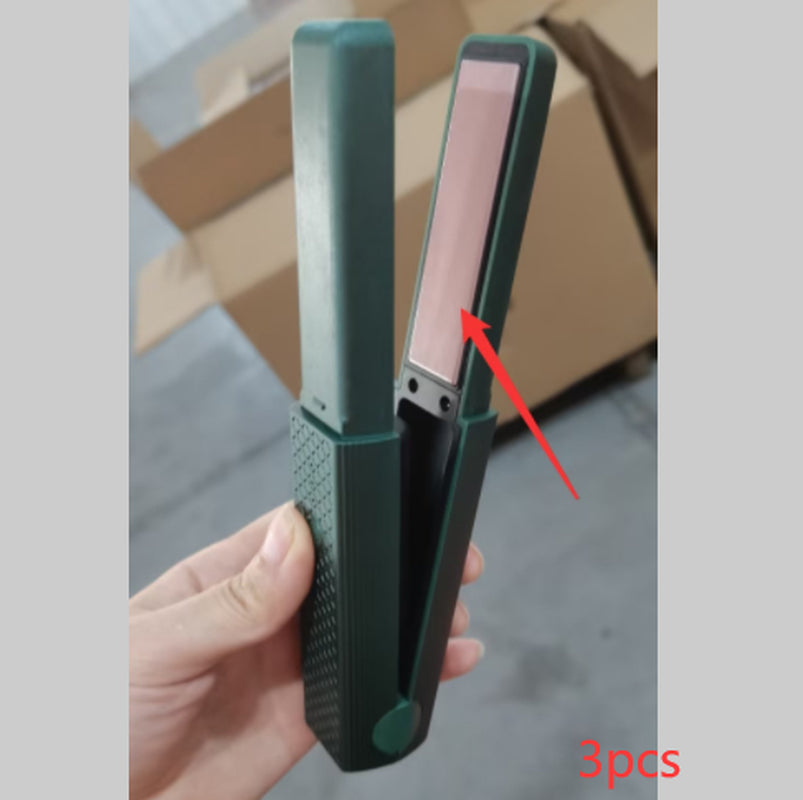 Cordless USB Hair Straightener, Mini Portable Flat Iron for Travel, Quick Heating Hair Styling Tool