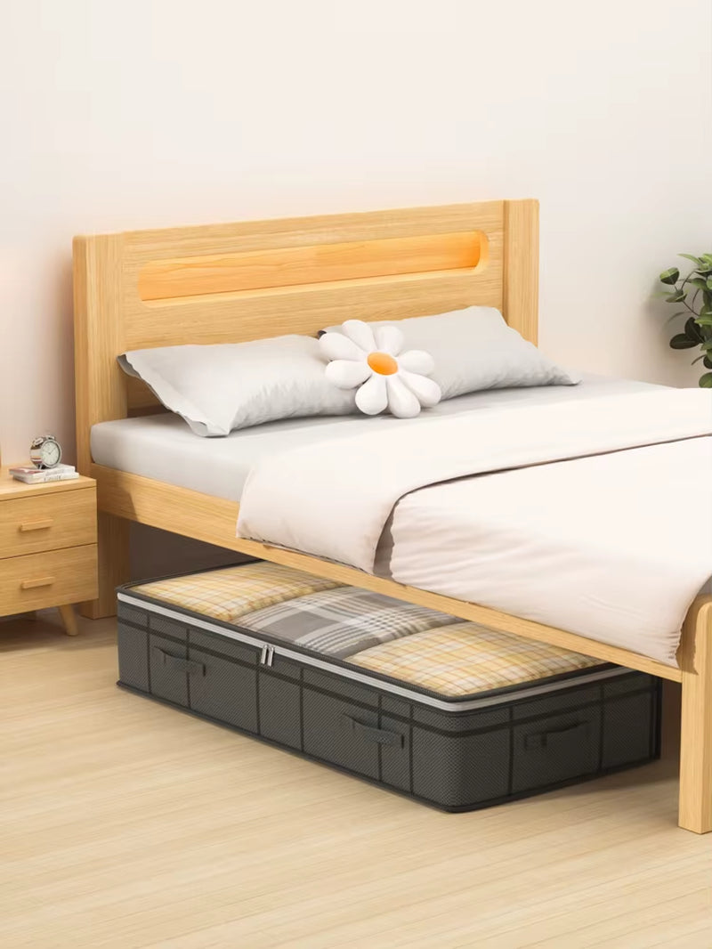 Large Foldable Clothes Storage Bag for Under Bed, Quilt and Blanket Organizer