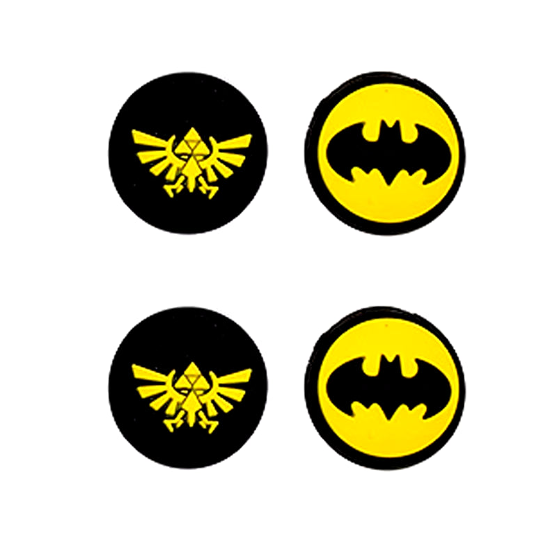 4Pcs Silicone Thumb Stick Caps Grip for Analog Joystick, Anti-Slip Controller Covers for PS5 PS4 Xbox Switch