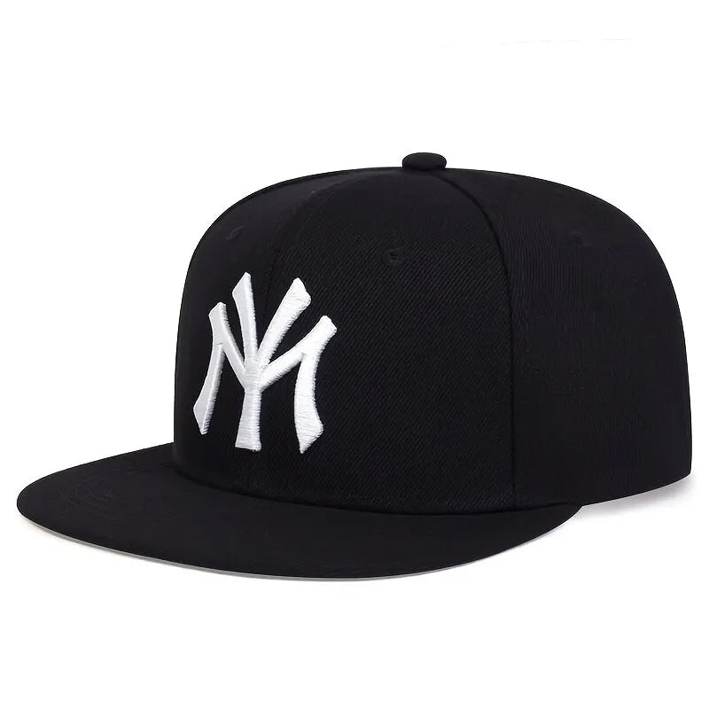 Unisex Letter Embroidery Hip-Hop Hats Outdoor Adjustable Snapback Cap