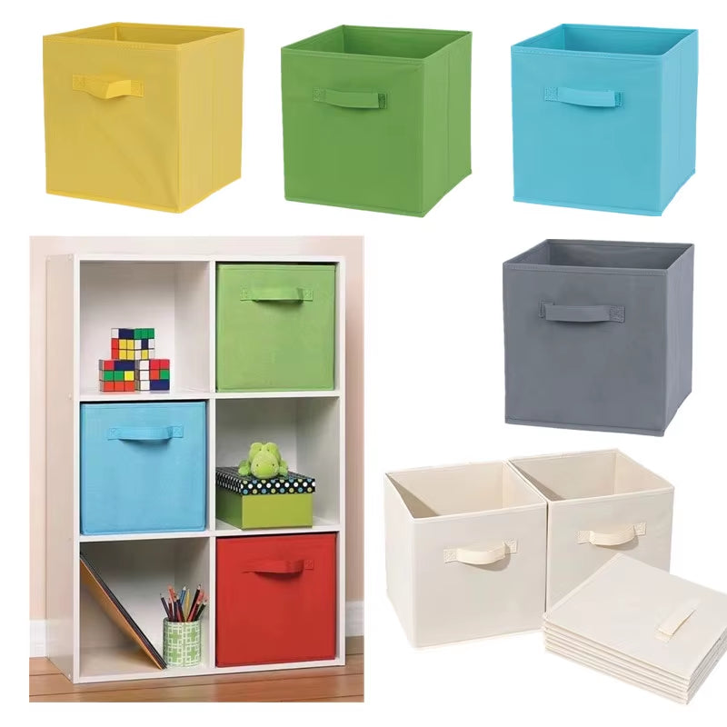 Non-Woven Fabric Storage Bin Organizer for Cabinet Drawers and Shelves