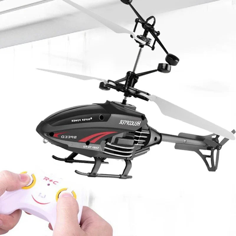 Flying Helicopter Toy USB Rechargeable Induction Hover Drone for Kids