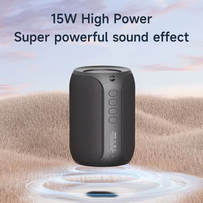 S32Pro Portable Bluetooth Speaker with Deep Bass and LED Lights