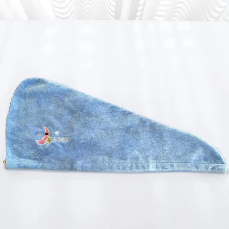 Quick Dry Hair Towel Cap – Soft Absorbent Turban for Women & Girls