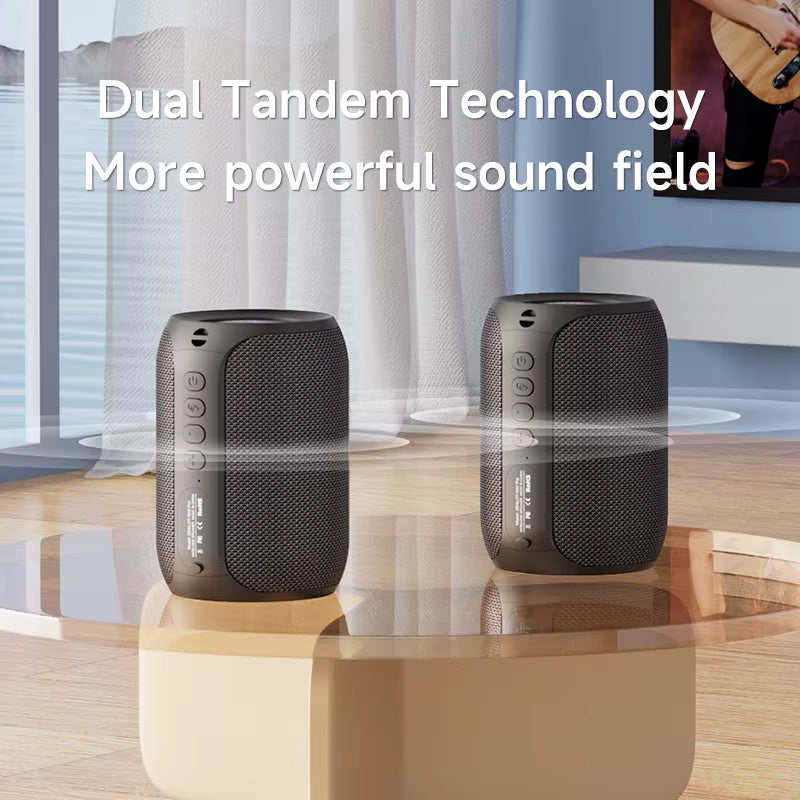 S32Pro Portable Bluetooth Speaker with Deep Bass and LED Lights
