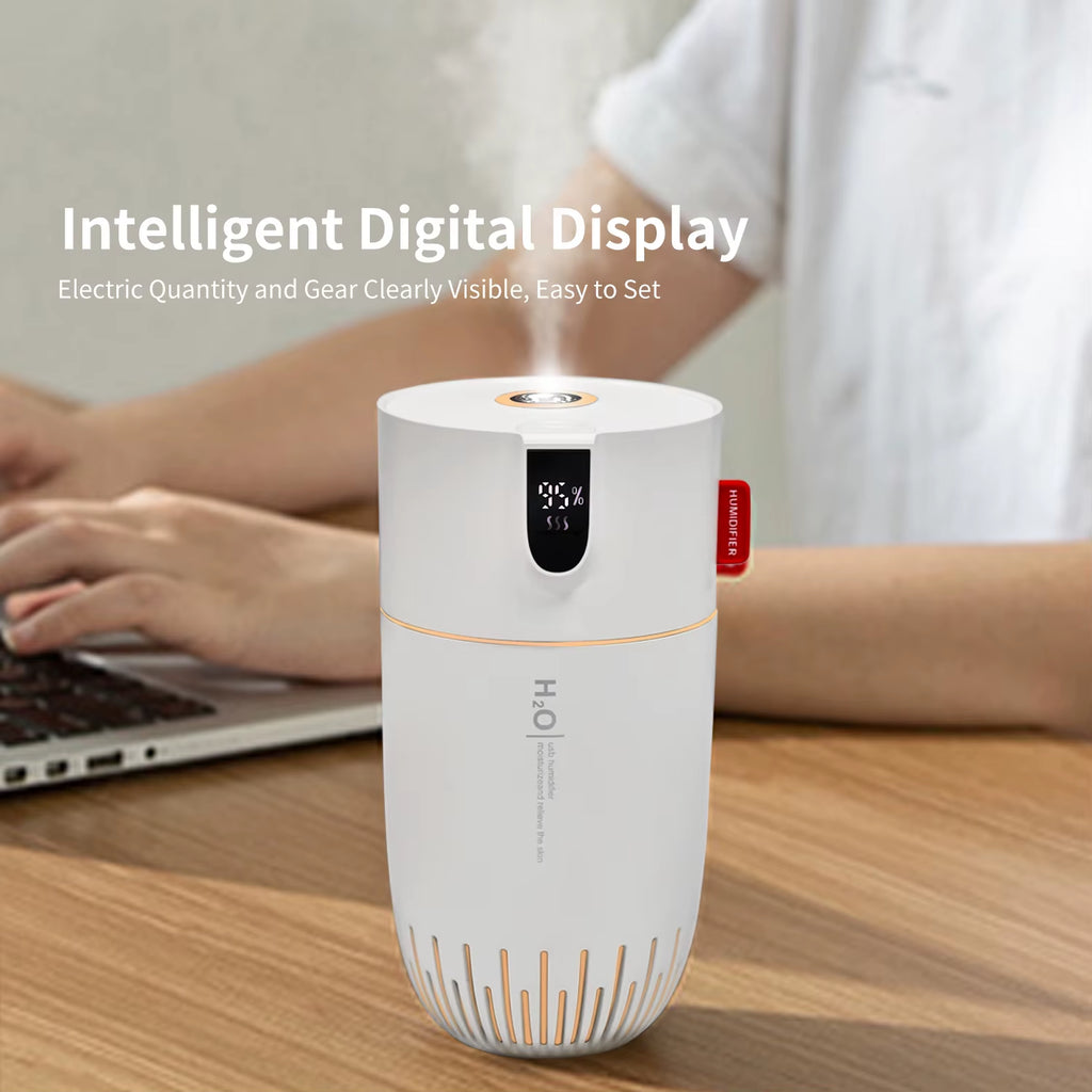 450ML Wireless Mini Aromatherapy Humidifier and Essential Oil Diffuser