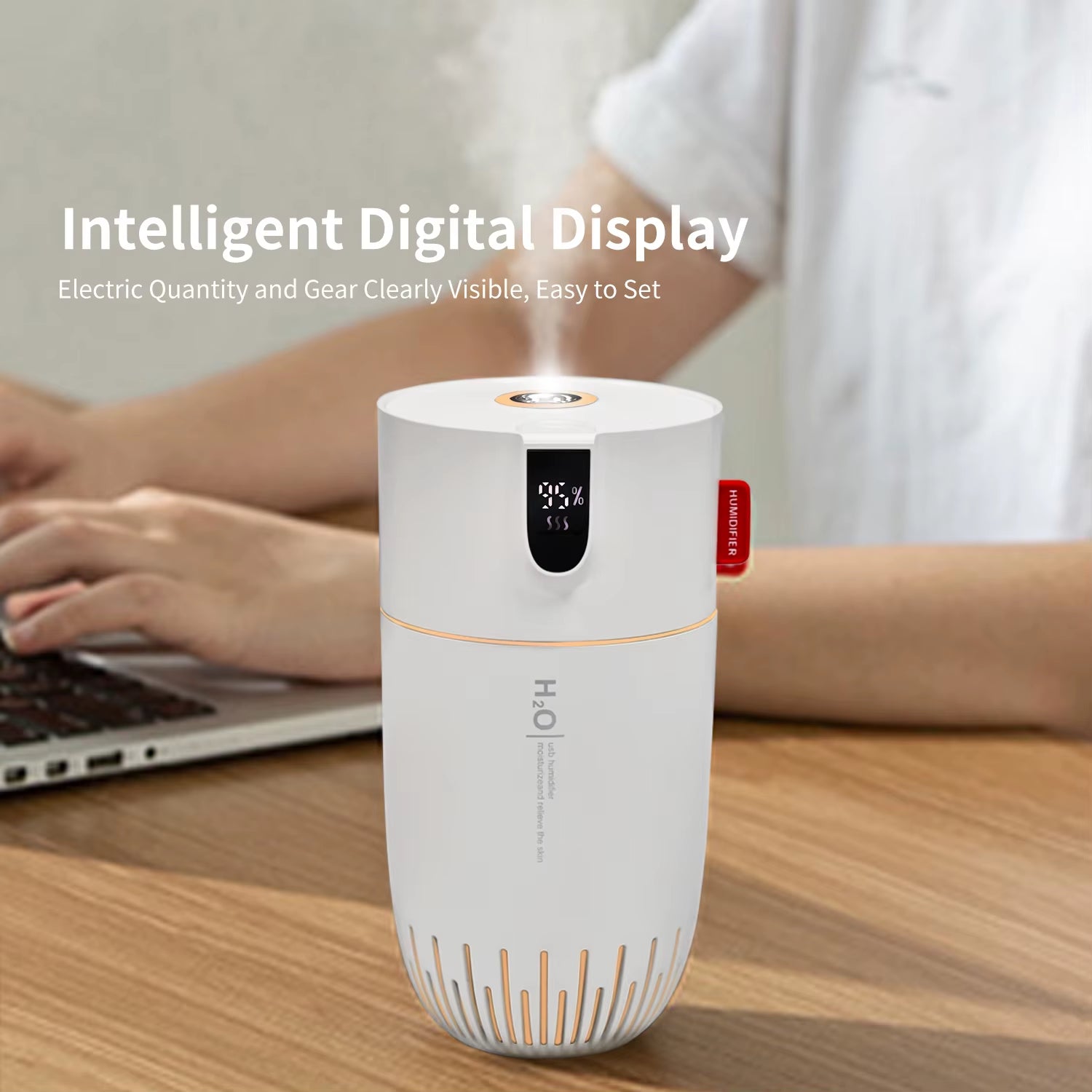 450ML Wireless Mini Aromatherapy Humidifier and Essential Oil Diffuser