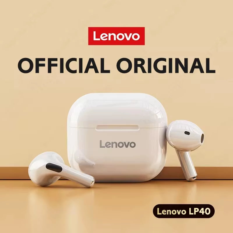 Lenovo LP40 Bluetooth 5.0 TWS Wireless Earphones with Charging Case