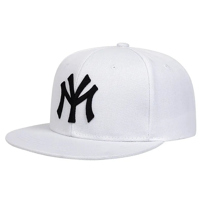 Unisex Letter Embroidery Hip-Hop Hats Outdoor Adjustable Snapback Cap