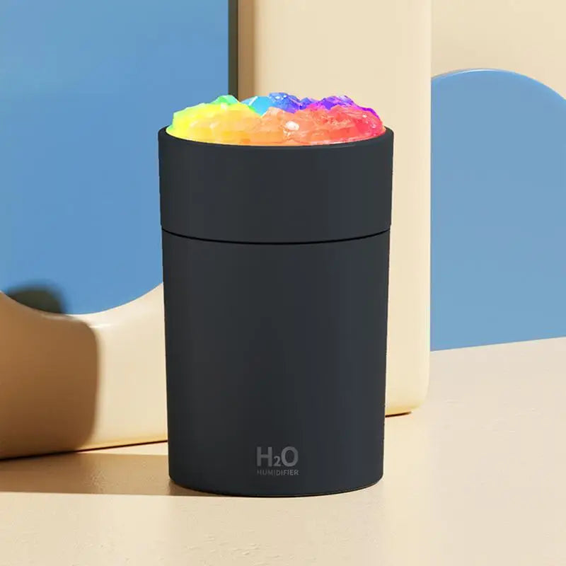 Portable Ultrasonic Bedroom Humidifier with LED Light for Home and Office