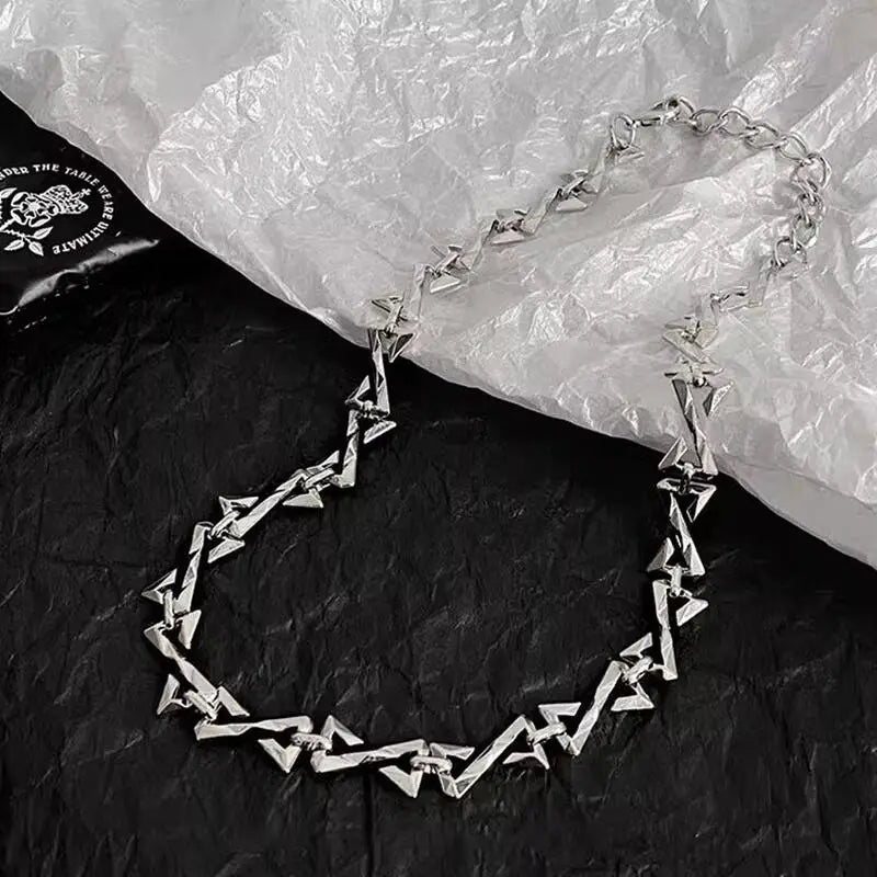 Hip Hop Letter Z Choker Necklace for Men and Women, Trendy Streetwear Jewelry