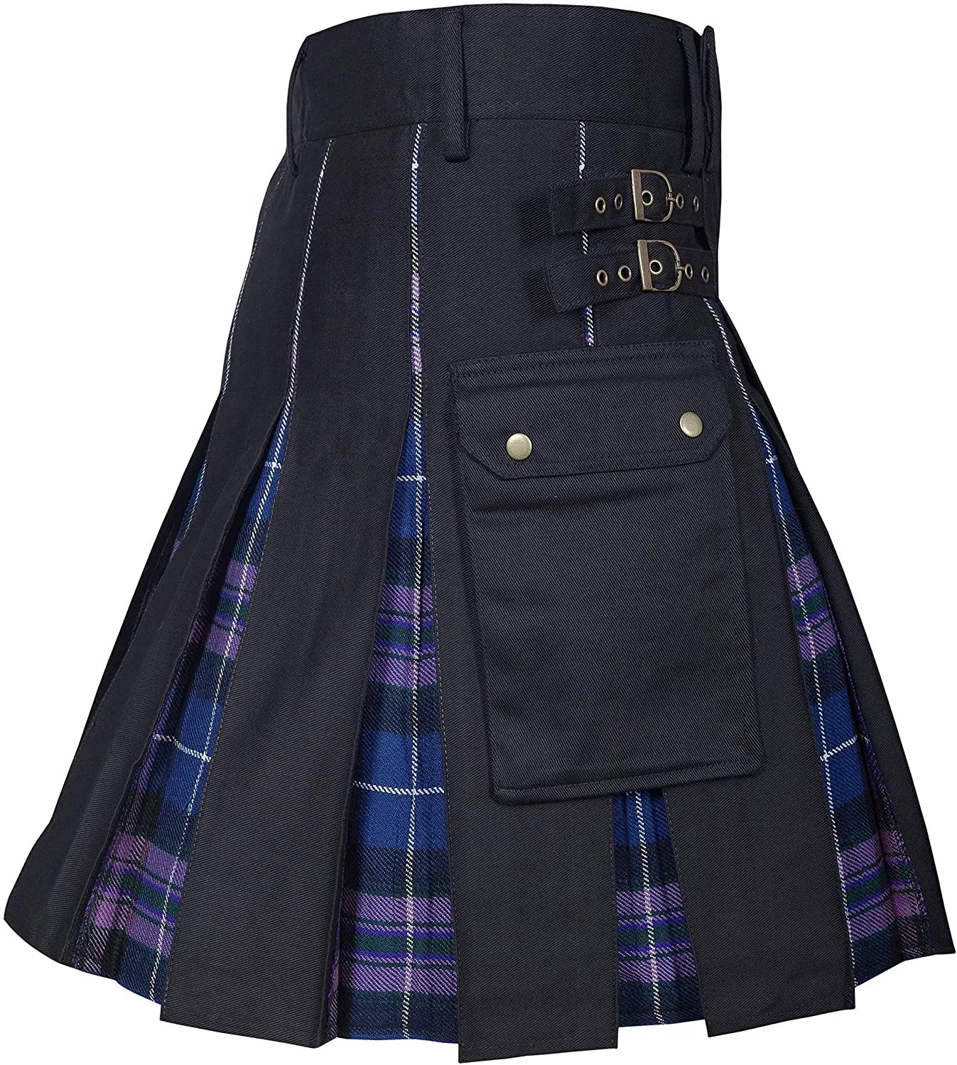 Men’s Utility Kilt – Premium Cotton Hybrid Jeans Kilt