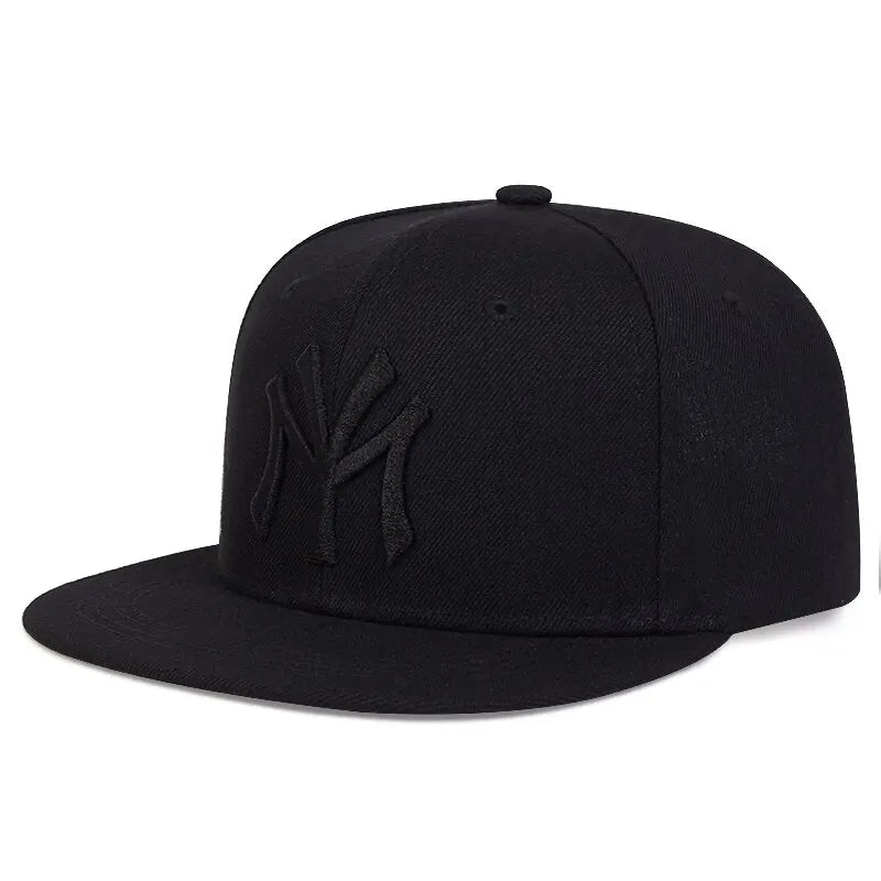 Unisex Letter Embroidery Hip-Hop Hats Outdoor Adjustable Snapback Cap