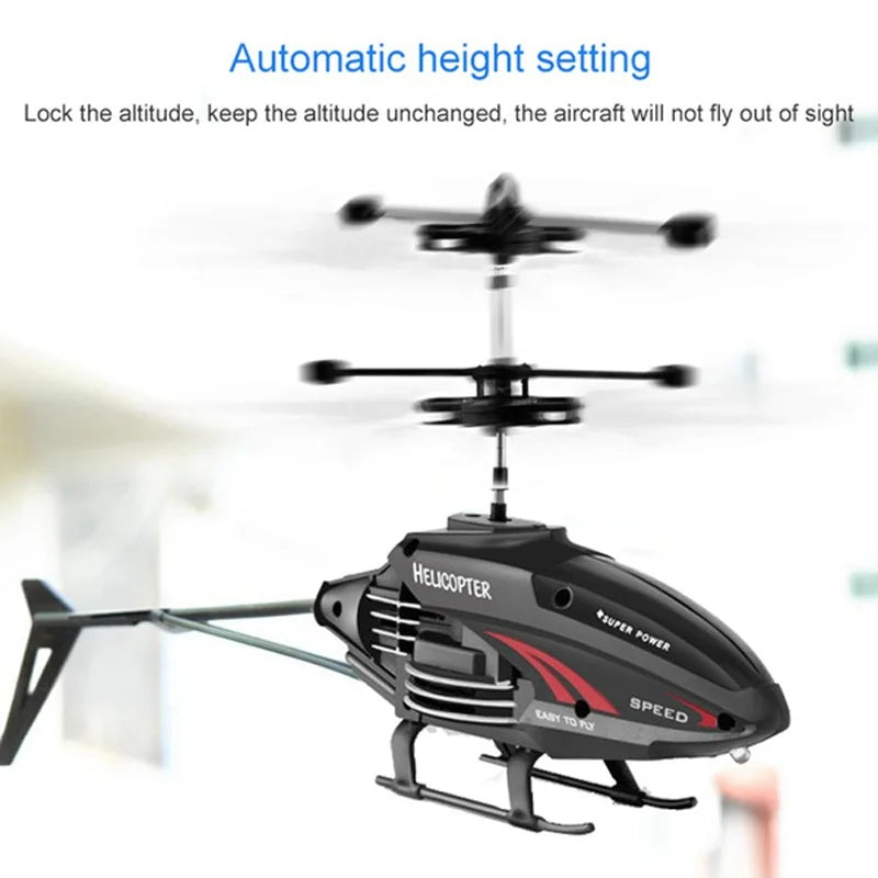 Flying Helicopter Toy USB Rechargeable Induction Hover Drone for Kids